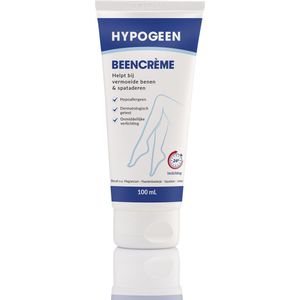 Hypogeen Beencrème - hypoallergeen - voor droge & gevoelige benen - helpt bij onrustige aanvallen van benen - met squalaan - hydraterende beencrème met ureum - PH neutraal - pot 200ml