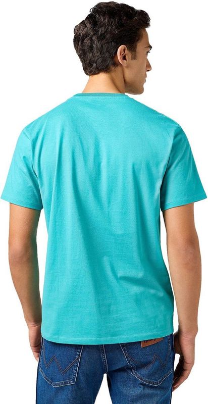 Wrangler SMALL Logo Tee, Latigo Bay, 3XL