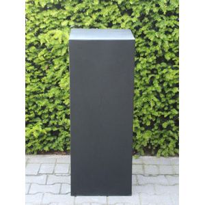 Sokkel light cement, zwart, 60x30x30 cm