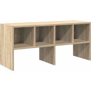 vidaXL Schoenenrek - Stapelbaar - Sonoma eiken - 89,5x30x40 cm Schoenenkast - Schoenenrek - Houten Schoenenkast - Stapelbare Schoenenkast - Schoenenopbergers