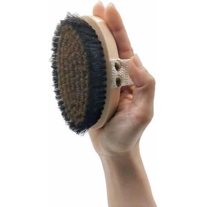Natural Dry Brushing Huidborstel - Koper en Paardenhaar - Lichaamsborstel - Natuurlijke huidverzorging
