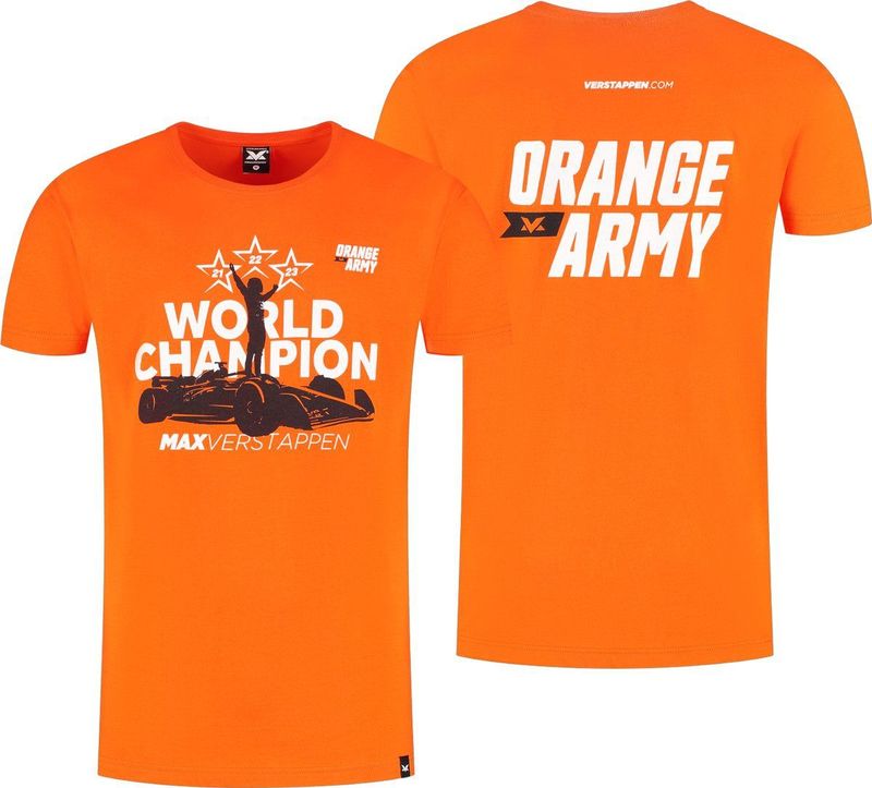 Orange Army T-Shirt 2024 - Adult M - Max Verstappen