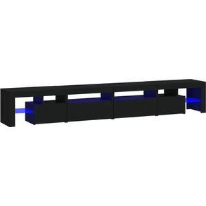 vidaXL - Tv-meubel - met - LED-verlichting - 260x36,5x40 - cm - zwart