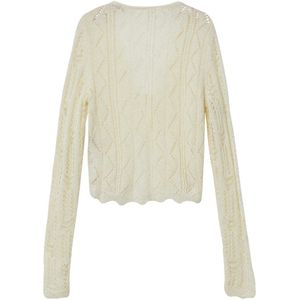 s.Oliver - Cardigan - Maat 158/164 - Meisjes - 0600 WHITE -