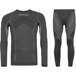 SNOCKS - Thermo Ondergoed - Thermoshirt & Thermobroek - 1 Set