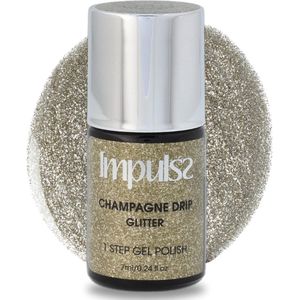 Impulss Gellak Gel Polish - Gel Nagellak - Verhardende werking - Champagne Drip - 7 mililiter