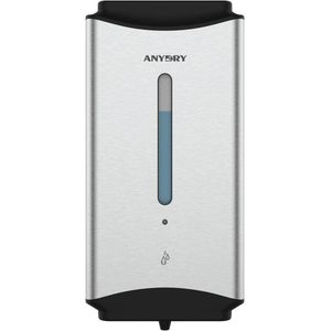 Automatische Zeepdispenser Wandhouder - Vloeibare Zeep Dispenser met Roestvrijstalen Afwerking - 1100 ml Capaciteit voor Commerciële Omgevingen