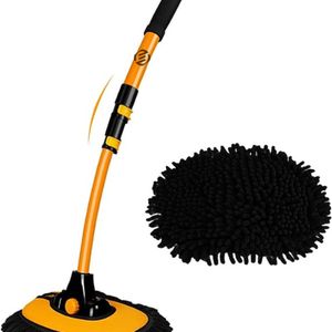 Equivera Telescopische Wasborstel - Wasborstel - Ramen wassen - Auto Wassen - Wasborstel met Telescopische Steel