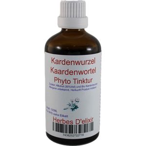 Herbes D'elixir Kardenwurzel Tinctuur – 100 ml – 1 Fles - Ondersteunt de weerstand