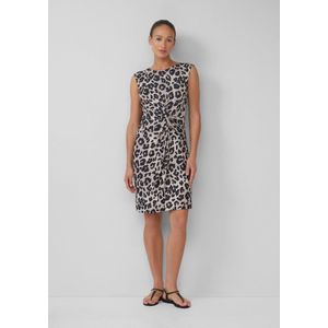 s.Oliver - Jerseyjurk - Luipaardprint - Mouwloos - Midi-silhouet