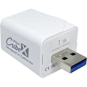 PioData - iXflash CUBE - USB-A - 1024GB - Back-up Oplossing voor Telefoon en Tablets