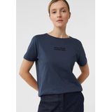 comma - T-Shirt - Zwart