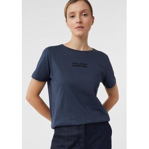 comma - T-Shirt - Zwart