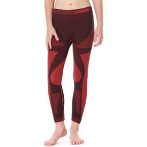 Ladeheid Kinderen Thermobroek - Sport - Thermoactieve - Lang - Polyamide - LA-SS-Kids-Therm1-Pants - Zwart/Rood (Kinderen) - 2 - 122-128