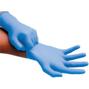 CMT - 100 Stuks - Latex - XL - Extra Large - Blauwe - Ongepoederd - Poedervrij - Wegwerp Handschoenen - Wegwerphandschoenen