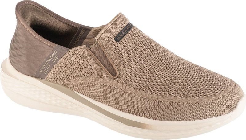 Skechers - Handsfree Slip-ins Slade Deacon - Sneaker - Taupe - Gebreide Mesh