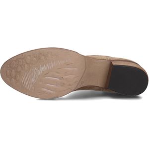 Notre-V 851 Enkellaarsjes Dames - Taupe - Maat 37