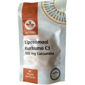 Nutrins Curcumine 30 capsules liposomaal - kurkuma in liposomen - 100 mg C3.
