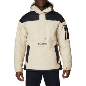 Columbia Challenger Winterjas Heren Volwassen - Waterdicht - Winddicht - Outdoorjas - Zandkleurig/Zwart - Maat S