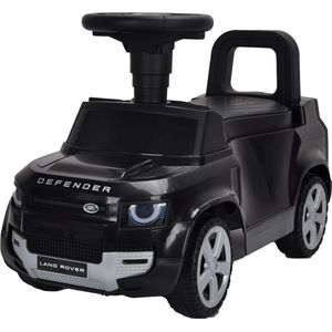Bandits & Angels Loopauto Land Rover Defender Zwart - 1 Jaar - Jongens en Meisjes - Zwart