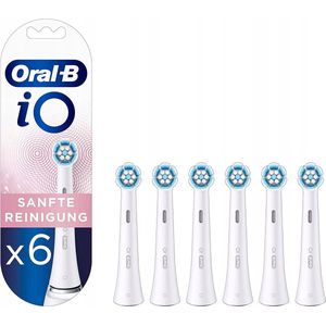 6x Oral-B iO Gentle Care Witte Opzetborstels - Zacht & Effectief