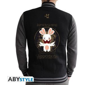 LAPINS CRETINS - Teddy - Raving Rabbit Da Vinci man black/dark grey