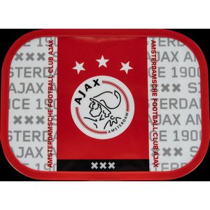 Ajax-lunchbox wit/rood logo AFC Ajax