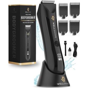Elektrisch scheerapparaat voor mannen - Spatwaterdicht bodygroomer en intieme haartrimmer