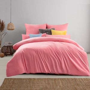 Winter flanellen beddengoed 220x240 - roze pluizig en warm kasjmier touch dekbedovertrek + kussensloop set van 2 80 x 80 cm met ritssluiting