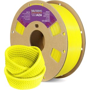 1.75mm 1kg Spool (2.2lbs) Premium Anti-UV Yellow ASA Filament - 3D Printer Filament for Outdoor Functional Parts