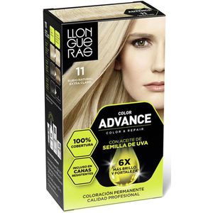 Permanente kleur Llongueras COLOR ADVANCE Nº 11-Rubio Natural Extra Claro