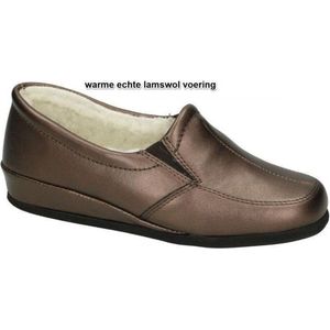 Rohde -Dames - brons - pantoffels - maat 37.5