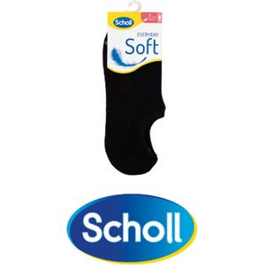 Scholl - Everyday Soft - Footies - Zwart - 6 Paar