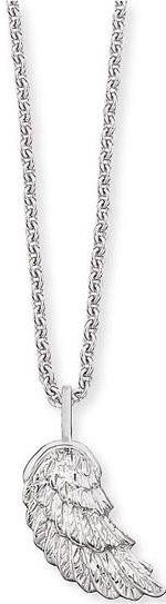 Engelsrufer - Vleugel - Ketting - 925 Zilver - Gerhodineerd - 39 cm