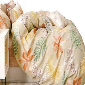 Flanellen Dekbedovertrek Set 140x200cm met Hoeslakens en Kussenslopen