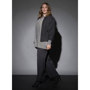 YESTA Tine Cardigans - Dark Grey/Melange - maat 2(50)