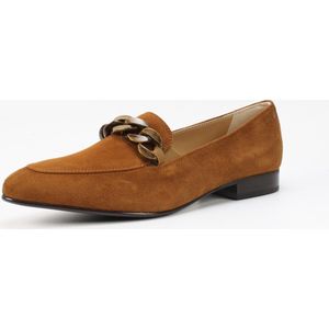 pantoffel cognac , instapper 37/38