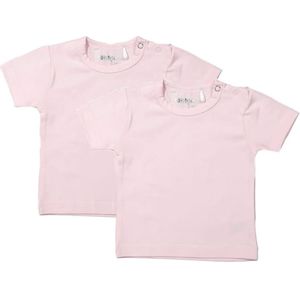 Dirkje Meisjes Shirts Korte Mouwen (2stuks) Lichtroze - Maat 98