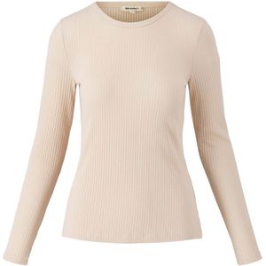 Zusss Basis Rib Top Van Modal Beige