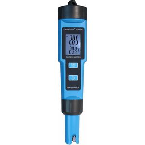 Peaktech 5305A - ph meter - temperatuurmeting - IP65 - 2 in 1