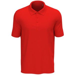 Stedman - Lux Polo - Scarlet Red maat 3XL