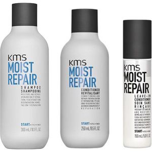 KMS Moist Repair Voordeelset - Shampoo - Conditioner - Leave-in Conditioner