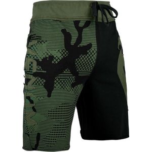 Venum Katoen Trainingsbroek Assault Zwart Camo Groen