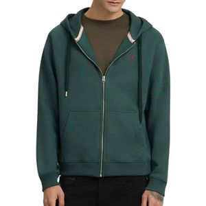 REPLAY - Sweatvest - Donkergroen - Met Capuchon - Lange Mouwen