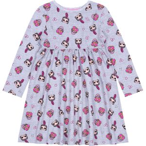 Grijze meisjesjurk van L.O.L. SURPRISE.