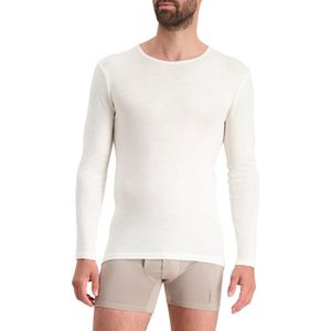 Noshirt Long Sleeve Merino Wool - Ondershirts - Ronde Hals - Ecru - XL