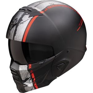 Scorpion EXO-COMBAT II Lord Matt Black Red S - Maat S - Helm