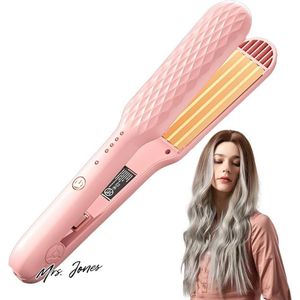 Mrs. Jones Professionele Stijltang Golvende Stijltang Extra Brede Platen van 33mm Vier Temperatuurinstellingen .