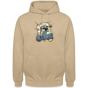 Sesame Street Design Met Koekiemonster & Koekjes Hoodie Unisex