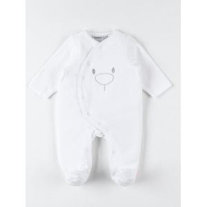 Noukie's - Fluwelen Slaapzakje - Wit - Eendelig